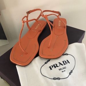 prada t strap sandals
